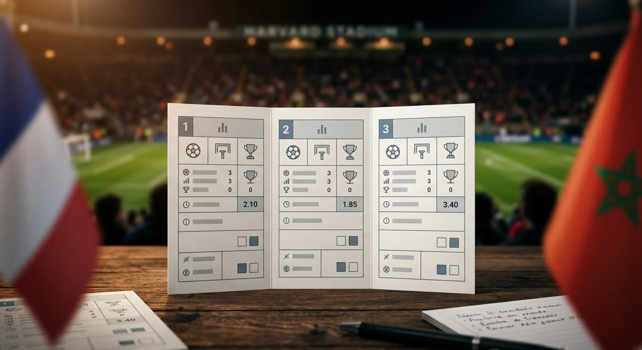 Fiche pratique de pronostics France – Maroc en quart de finale